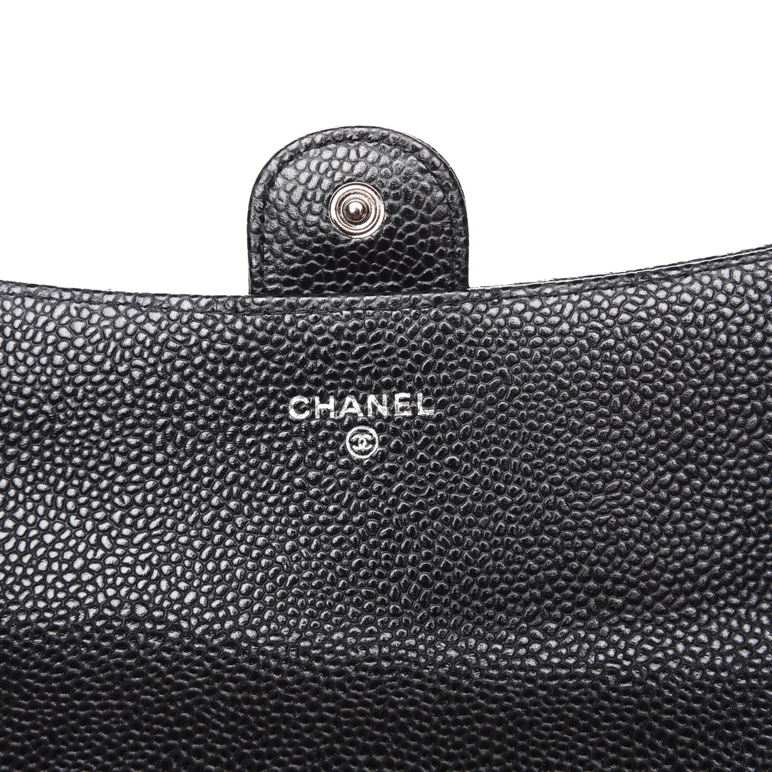 Chanel Caviar Quilted Large Flap Wallet Black 6 of 8