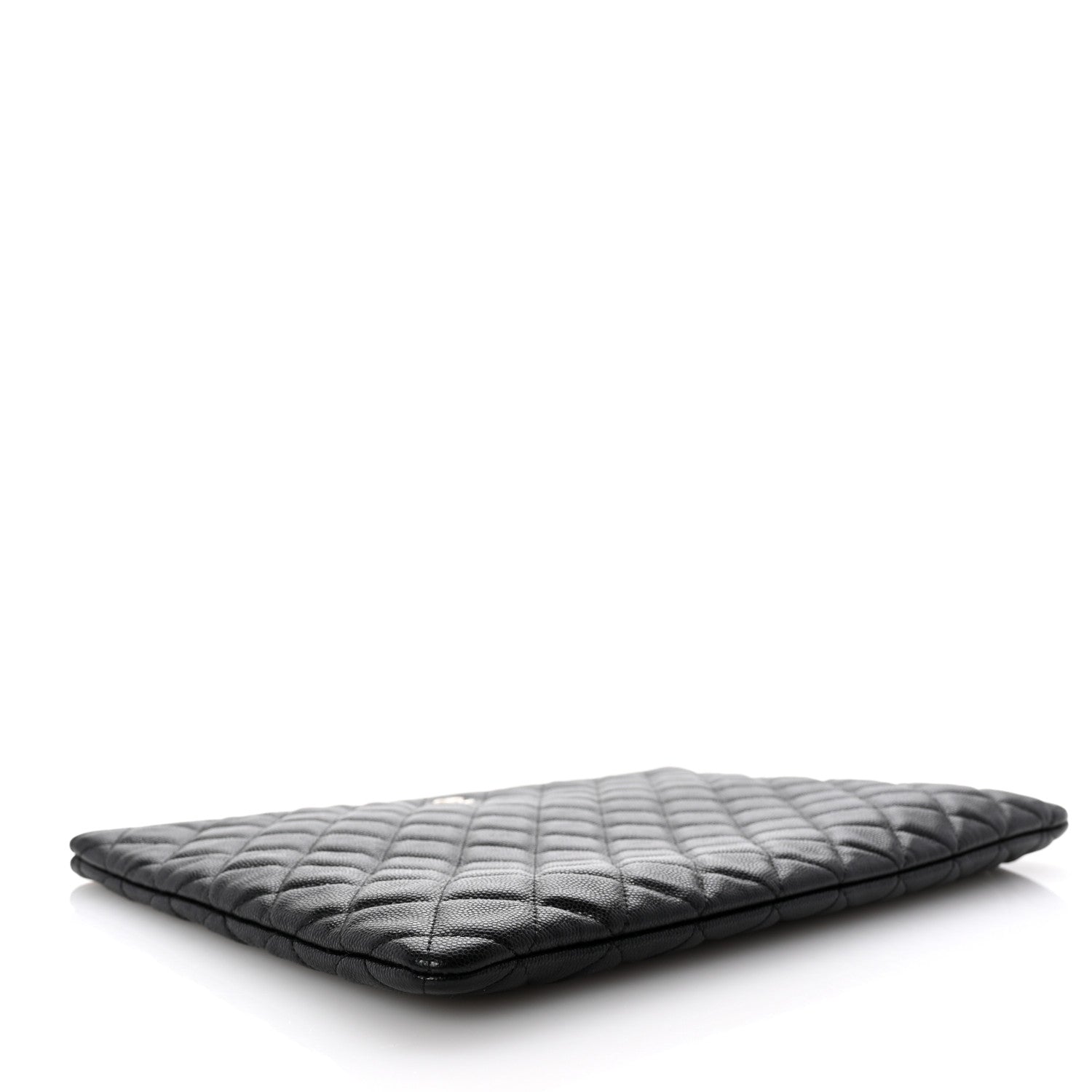Chanel Caviar Quilted Large Cosmetic Case Black 4 of 7