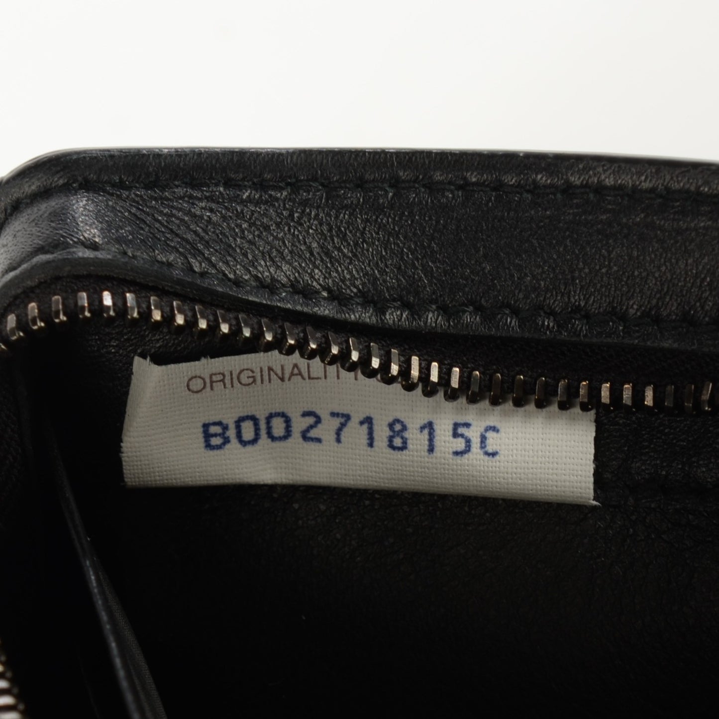 Nappa Intrecciato Clutch Wallet Nero Black
