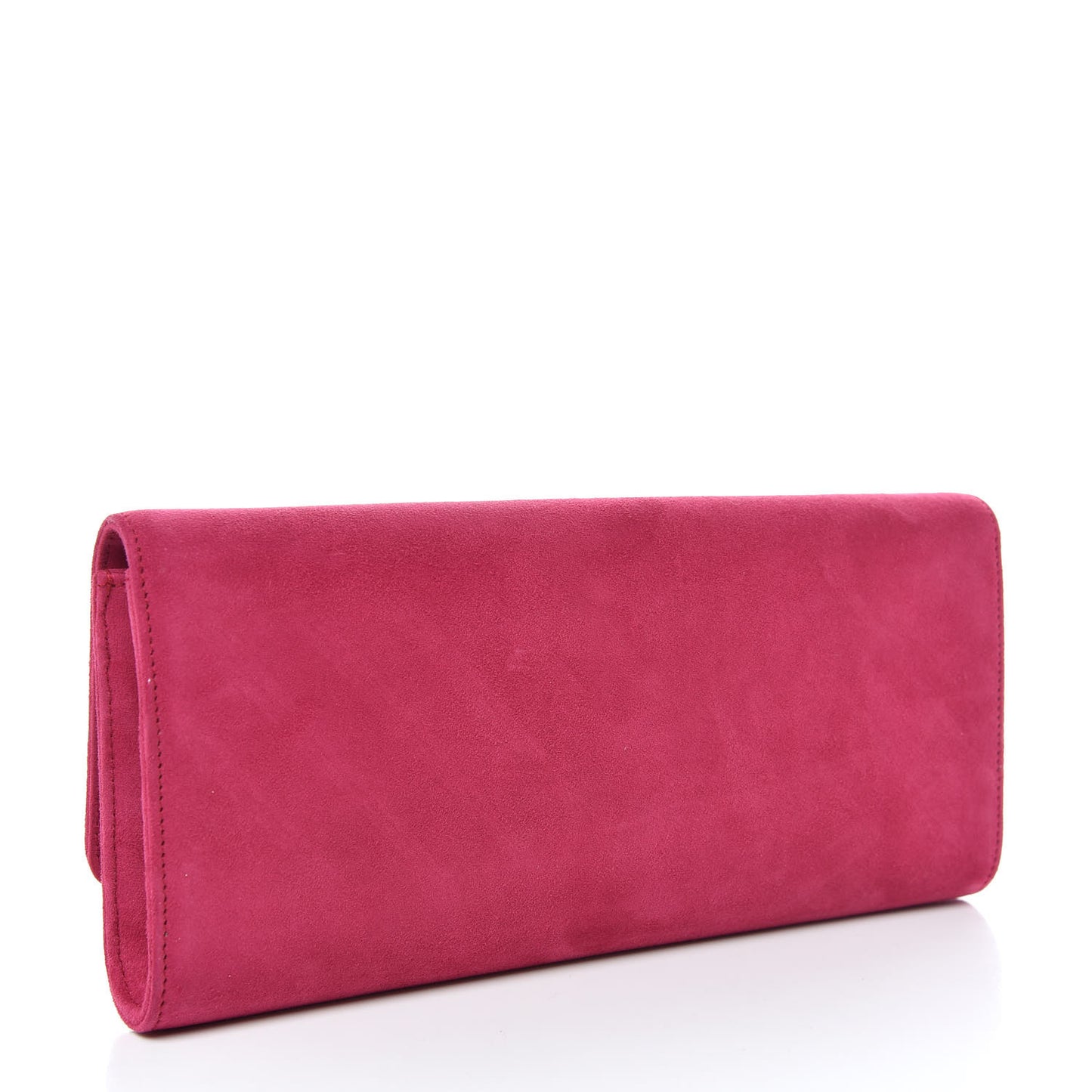 Suede Crystal GG Sparkling Clutch Pink