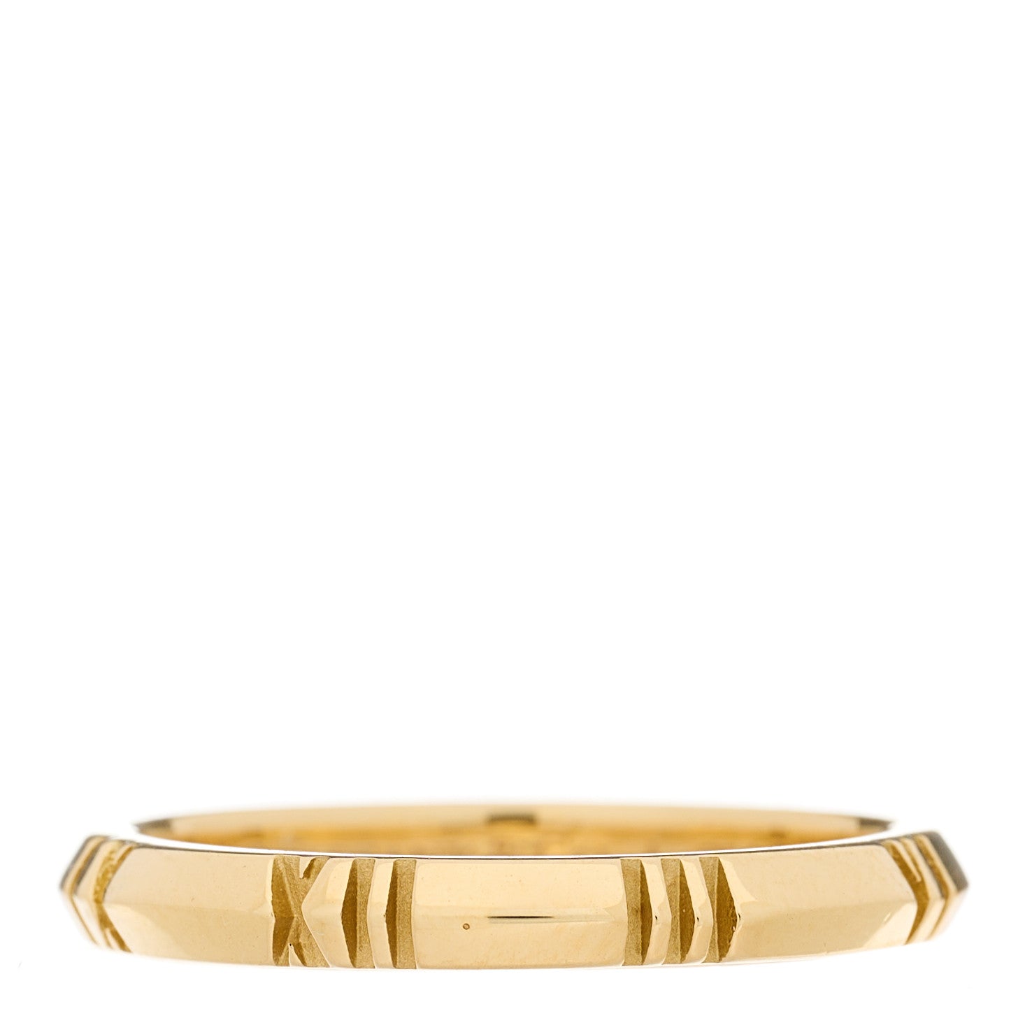 Tiffany 18K Yellow Gold Atlas X Closed Narrow Ring 54 7 1 of 4