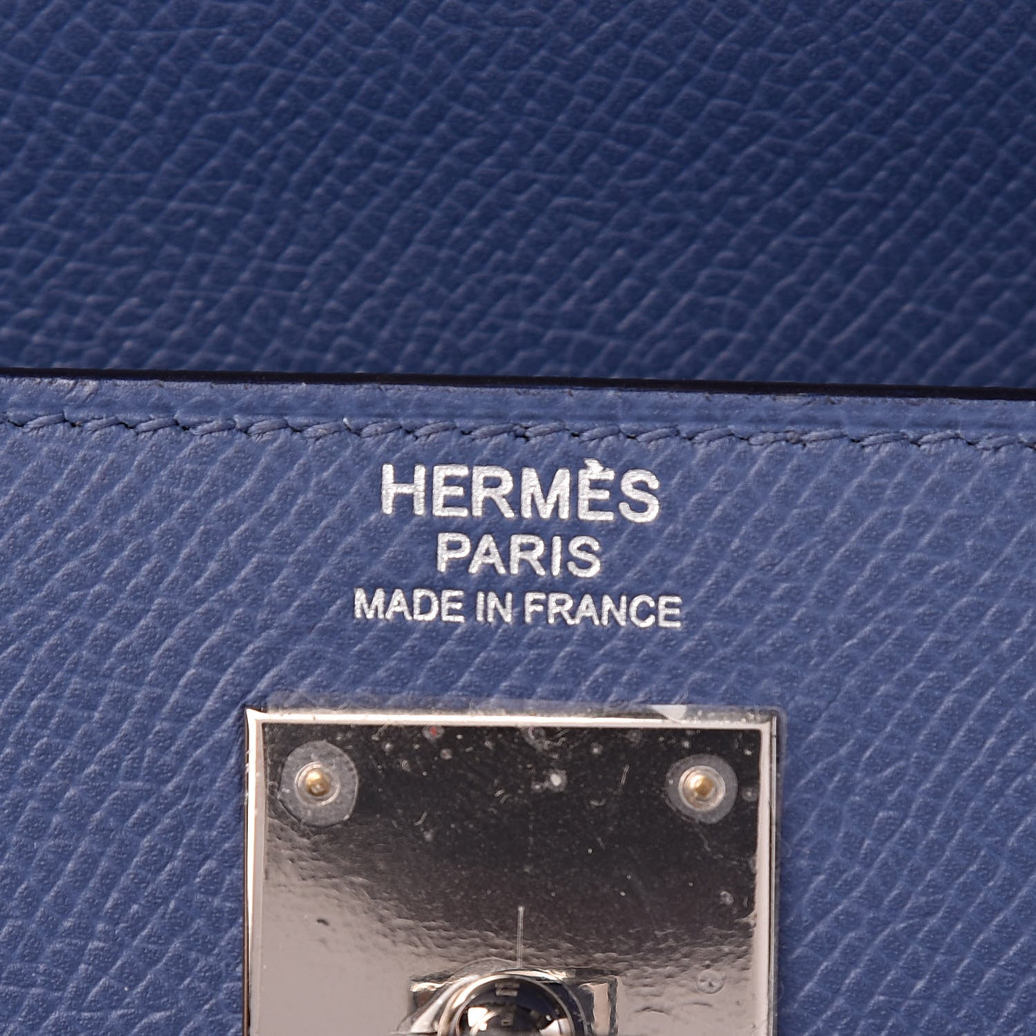 Hermes Epsom Kelly Sellier 32 Bleu Brighton 19 of 43