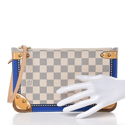 Louis Vuitton Damier Azur Saint Barth Summer Trunks Neverfull MM GM Pochette 2 of 6