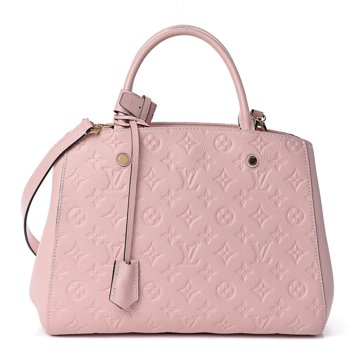 Louis Vuitton Empreinte Montaigne MM Rose Ballerine 1 of 12