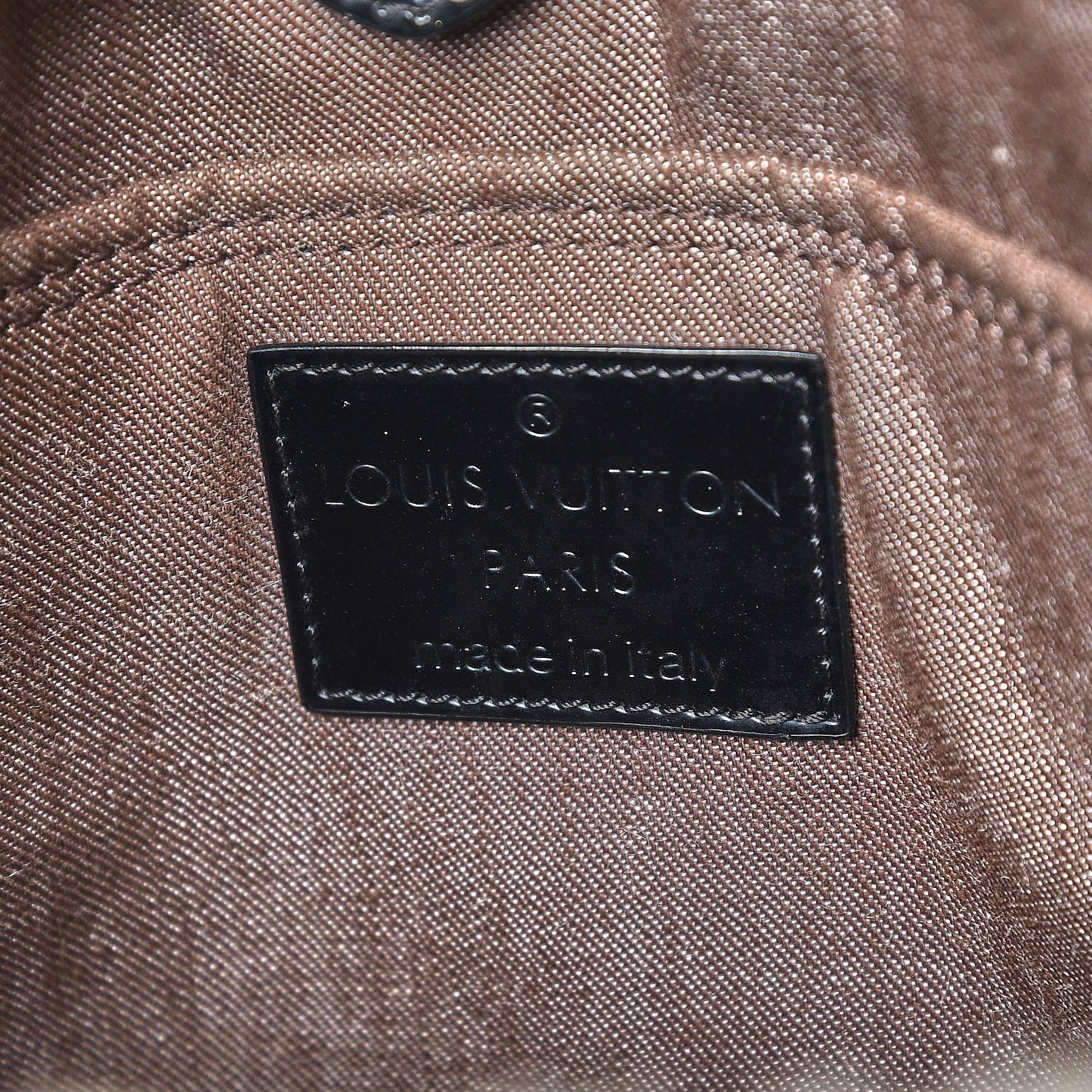 Patent Monogram Shearling Sac Thunder