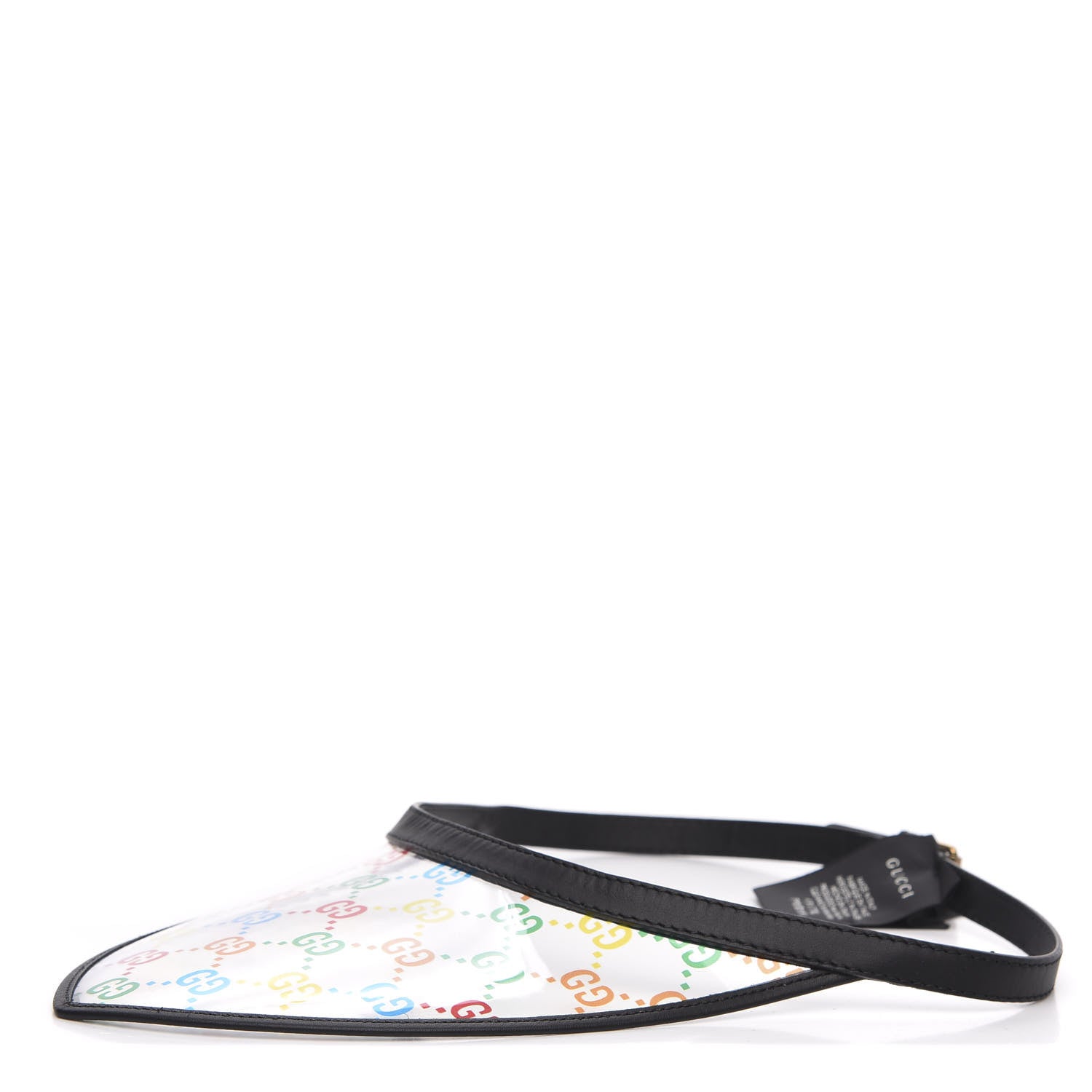 Gucci Calfskin Vinyl GG Visor M Black Multicolor 1 of 6