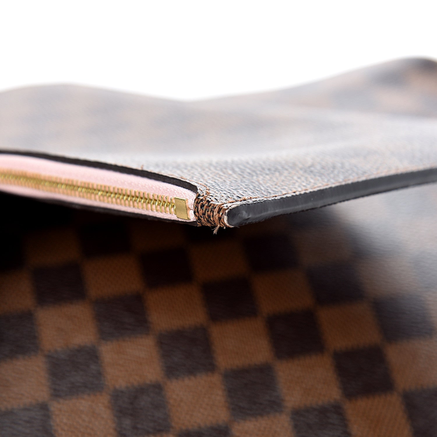 Louis Vuitton Damier Ebene Neo Neverfull MM Rose Ballerine 18 of 22