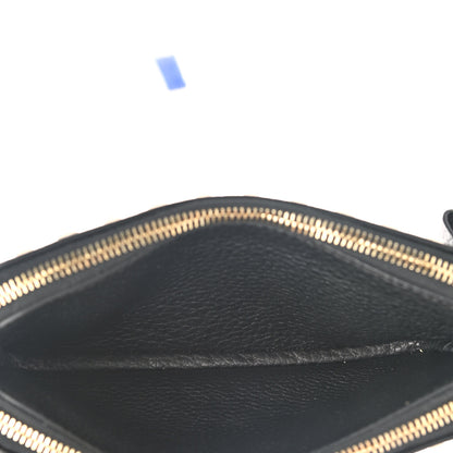 Valentino Garavani Pebbled Calfskin Rockstud Chain Pouch Shoulder Bag Black 5 of 10