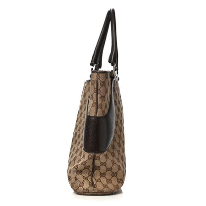 Gucci Monogram Signature Tote Dark Brown 13 of 41