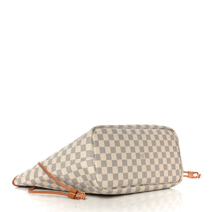 Louis Vuitton Damier Azur Neo Neverfull MM Rose Ballerine 4 of 16
