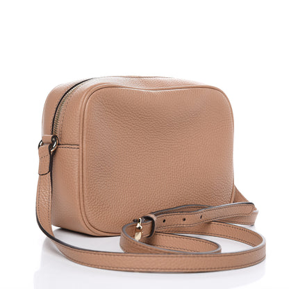 Gucci Pebbled Calfskin Small Soho Disco Bag Camelia 3 of 9