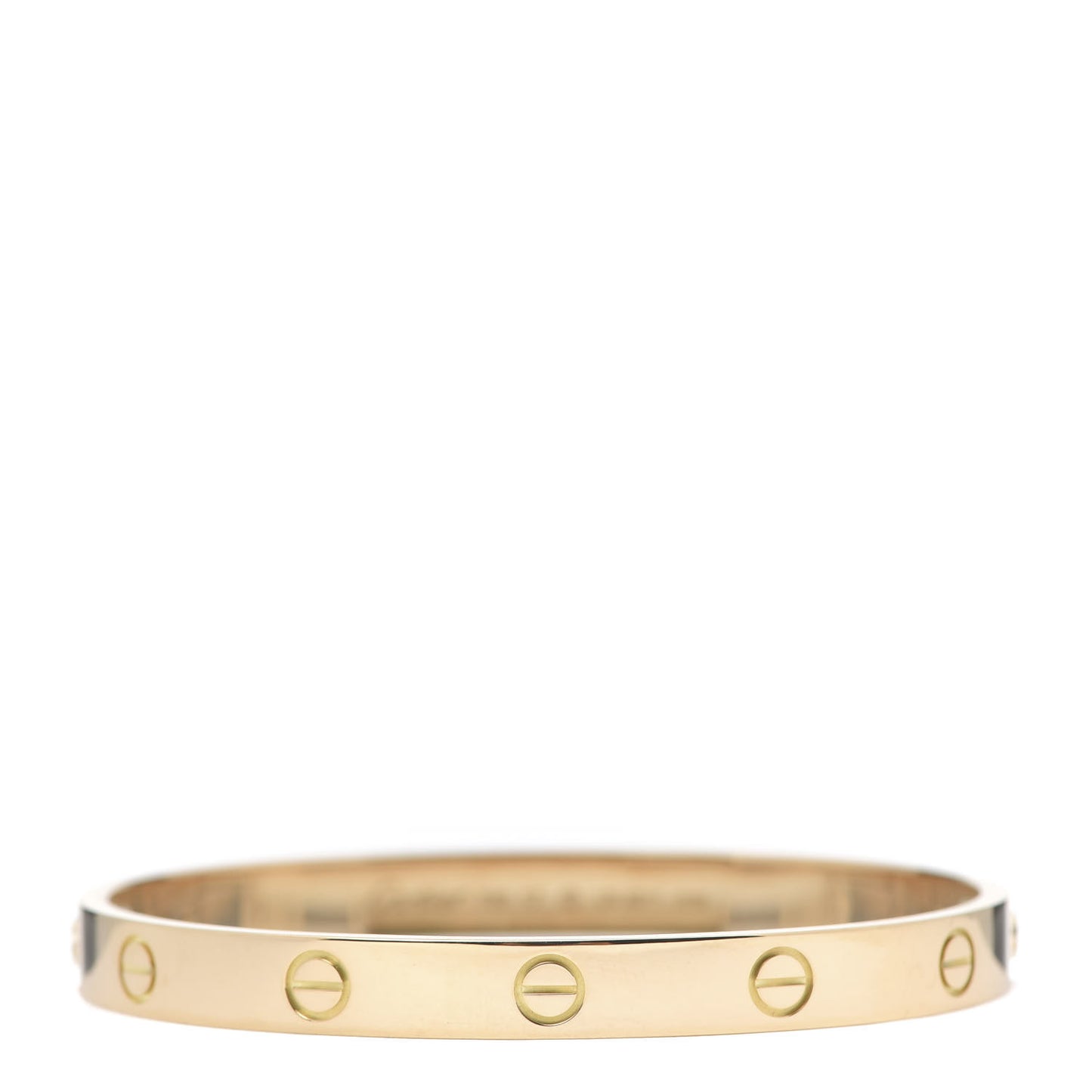 18K Yellow Gold LOVE Bracelet 17