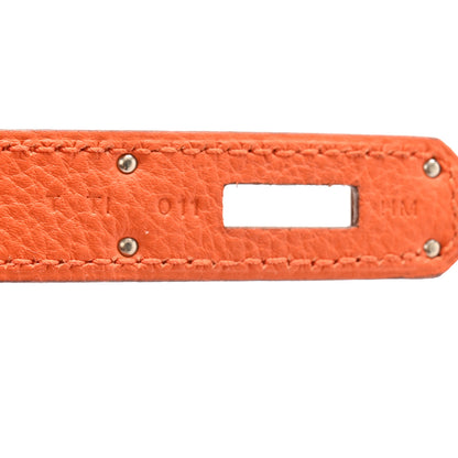 Hermes Togo Kelly Retourne 35 Orange 7 of 13
