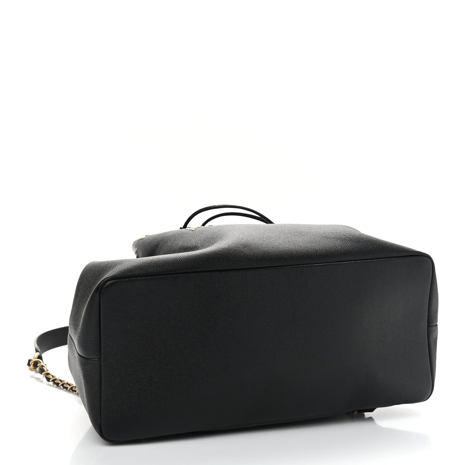 Chanel Caviar Deauville Drawstring Backpack Black 4 of 10