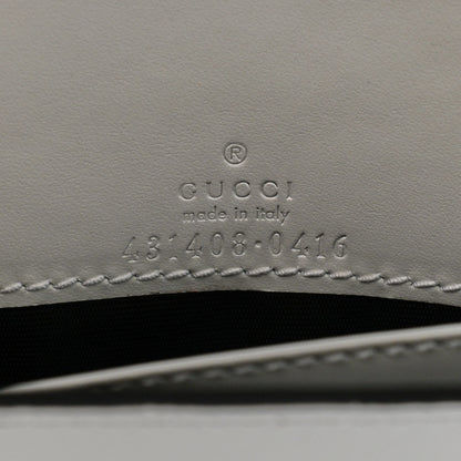 Gucci Guccissima Signature Bowy Chain Wallet Mystic White 7 of 7