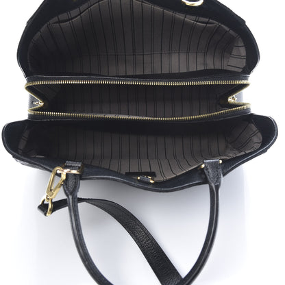 Louis Vuitton Empreinte Montaigne MM Black 6 of 13