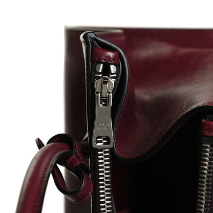 Prada Glace Calf Twin Pocket Tote Ametista 23 of 24