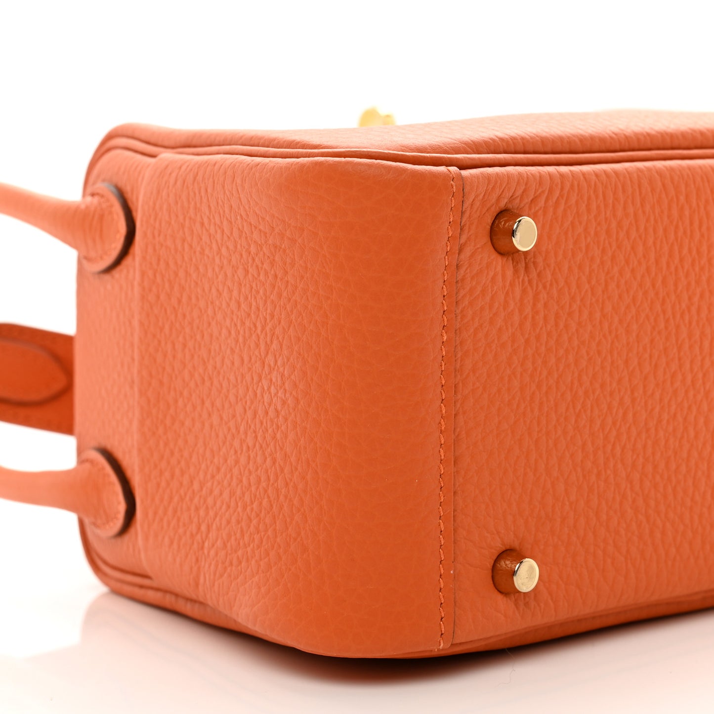 Taurillon Clemence Mini Lindy 20 Orange