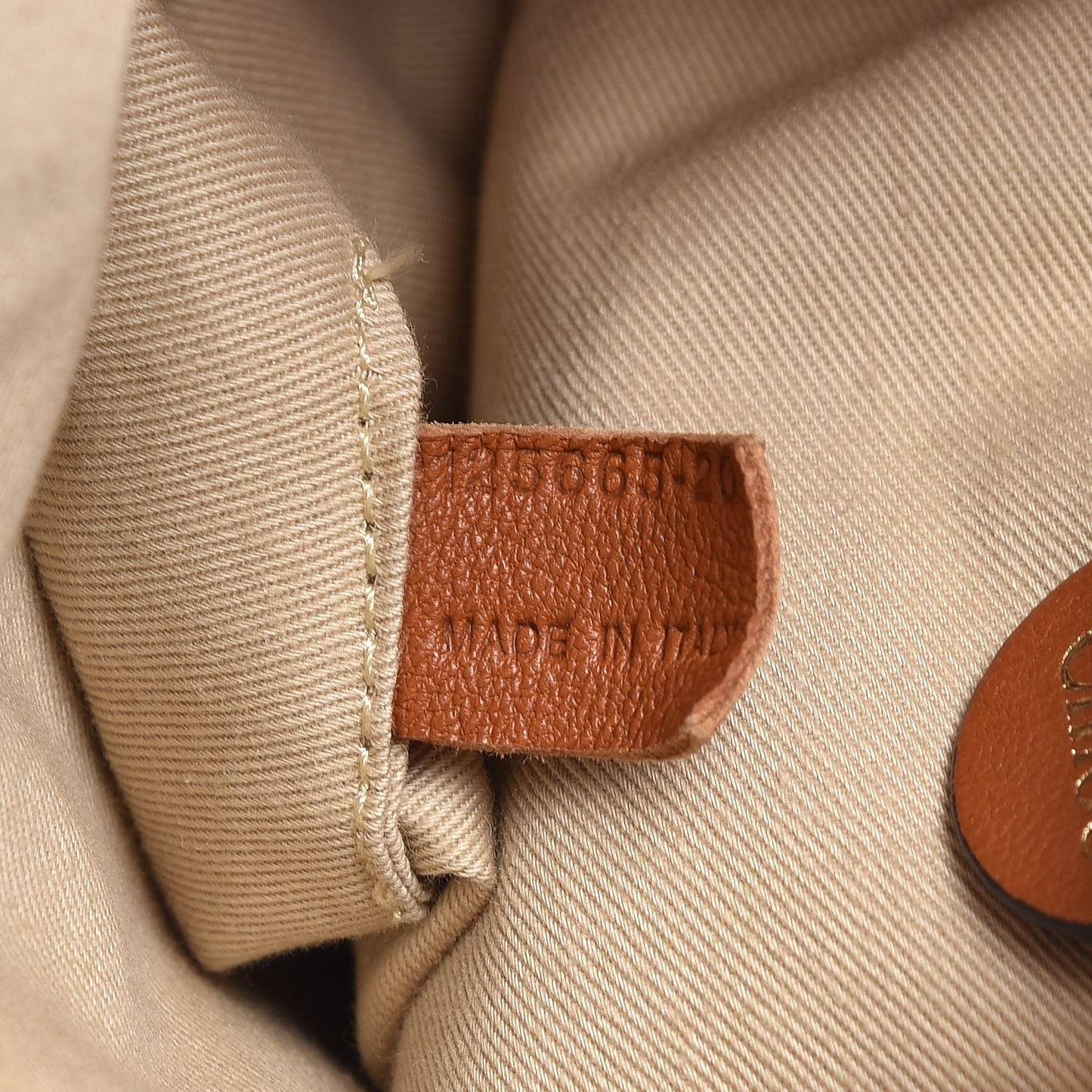 Sheepskin Large Marcie Lock Satchel Armagnac