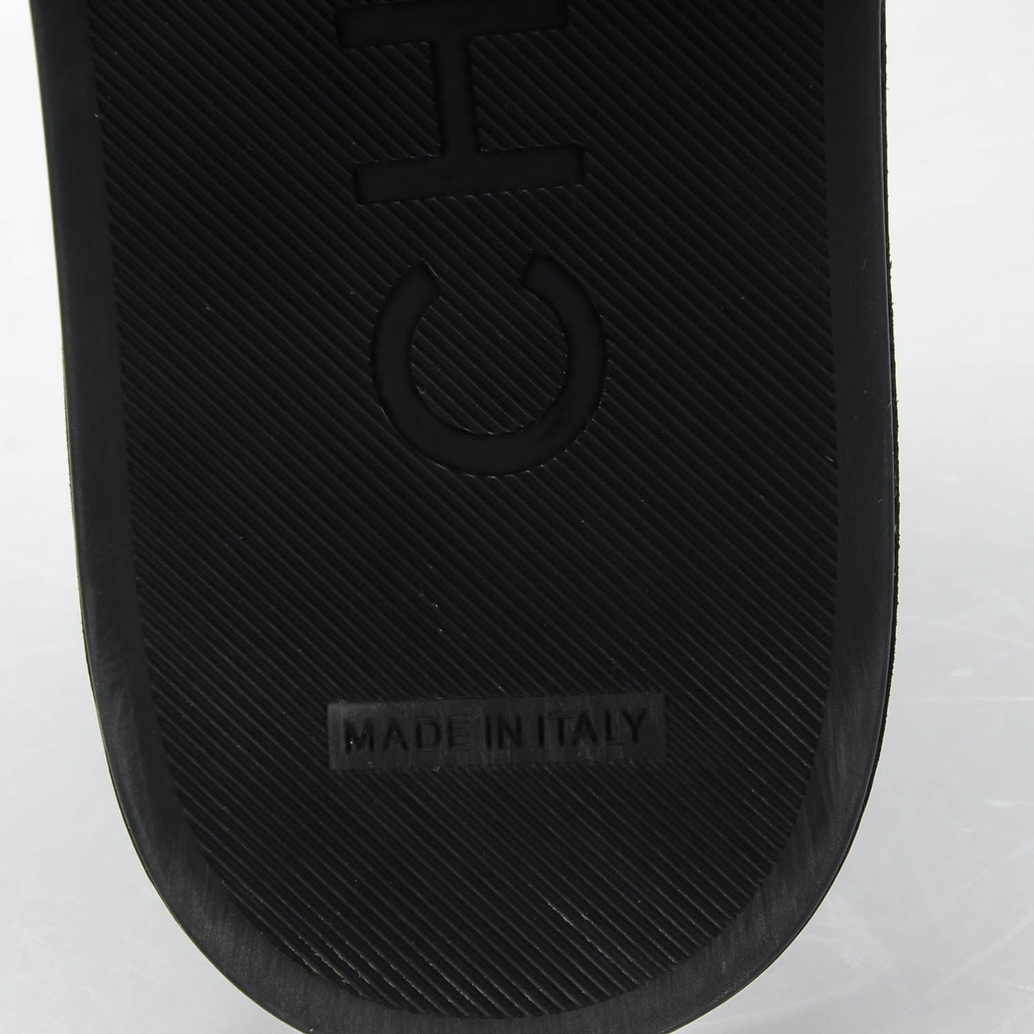 Chanel Tweed Lambskin Chain Flat Sandals 38 Black White 6 of 8