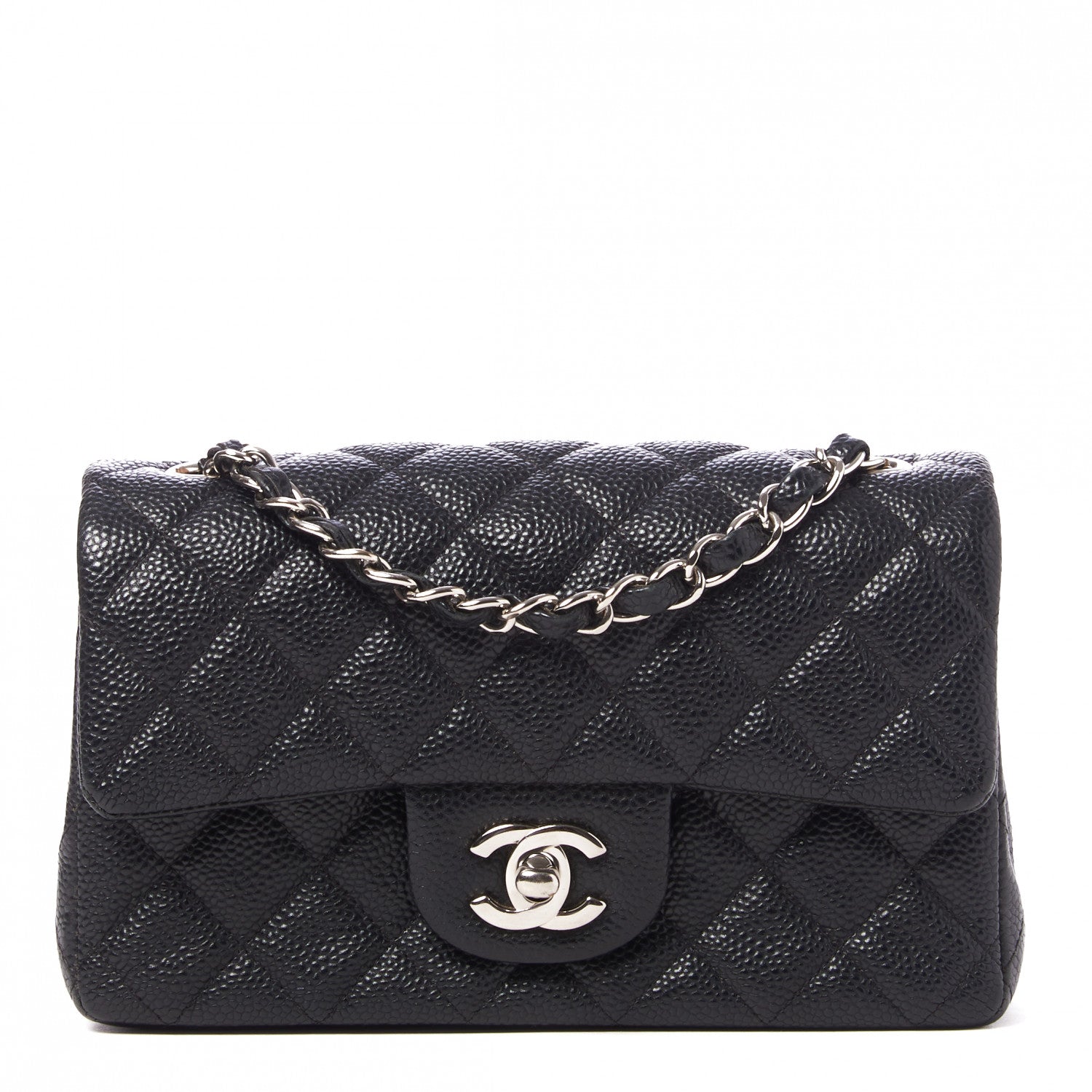 Chanel Caviar Quilted Mini Rectangular Flap Black 1 of 9