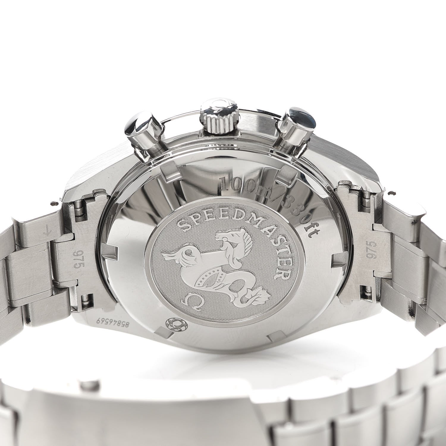 Omega Stainless Steel 40mm Speedmaster Date Chronograph Automatic Watch Grey 323.30.40.40.06.001 4 of 6