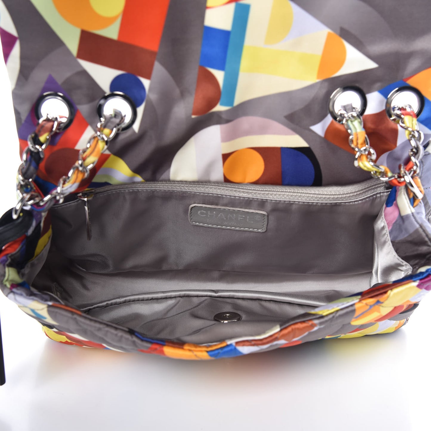 Nylon Printed Small Coco Color Flap Multicolor