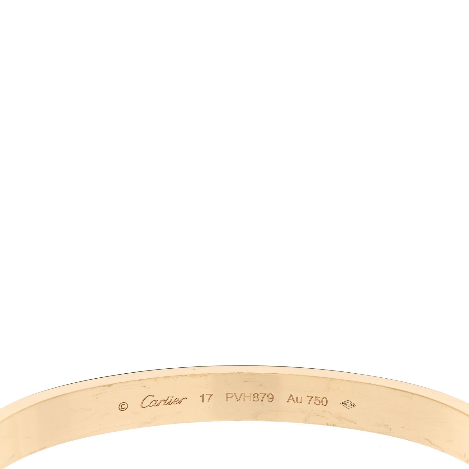 Cartier 18K Yellow Gold LOVE Bracelet 17 4 of 6