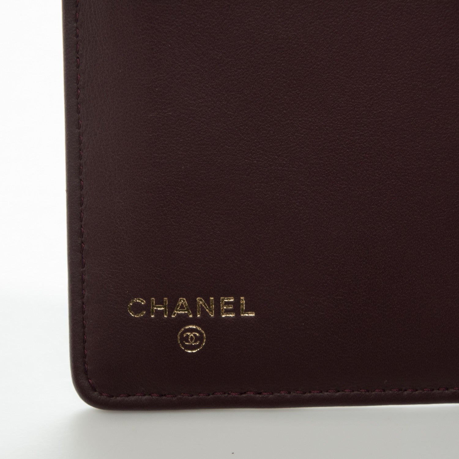 Chanel Caviar Quilted Boy Yen Wallet Dark Purple 6 of 8