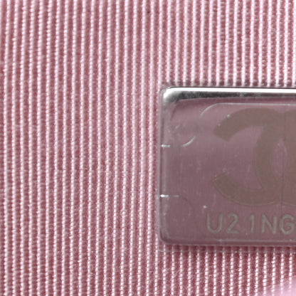 Chanel Iridescent Calfskin Quilted Wallet On Chain WOC Pink 8 of 10