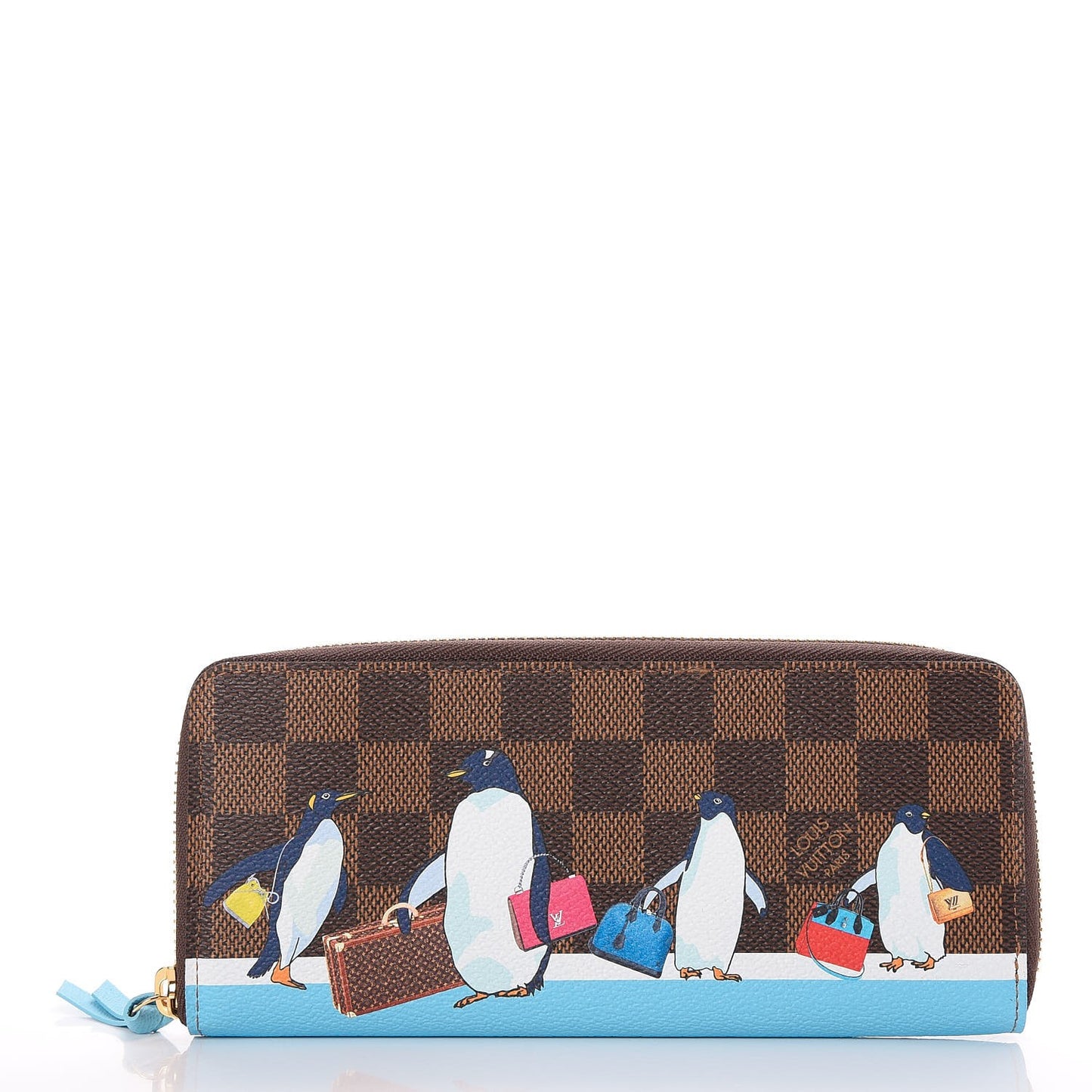 Damier Ebene 2017 Christmas Animation Clemence Wallet