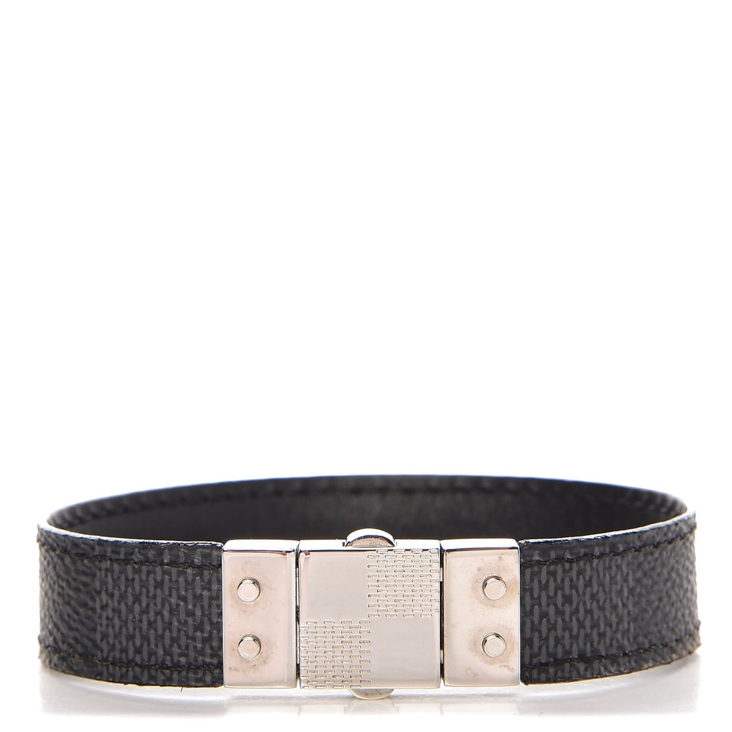 Damier Graphite Check It Reversible Bracelet 21