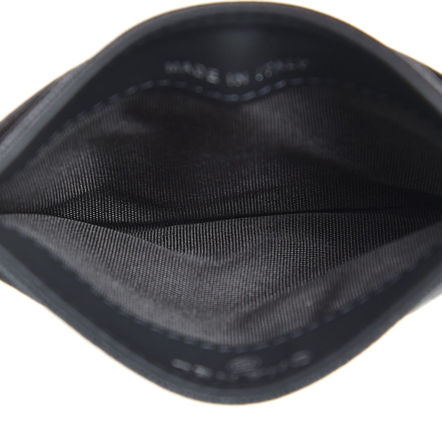 Caviar Quilted Boy Card Holder Charcoal