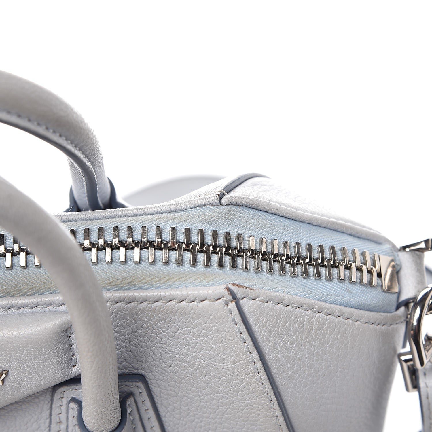Givenchy Sugar Goatskin Mini Antigona Light Blue 11 of 20