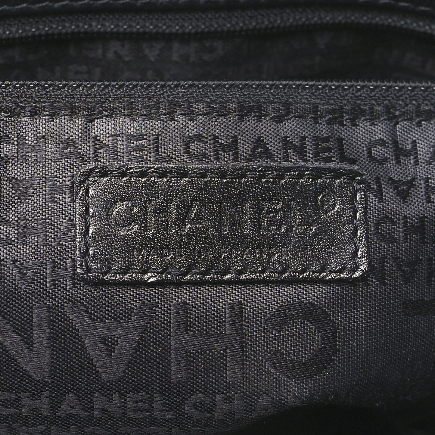 Caviar Square Stitched Tote Black