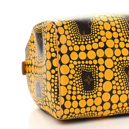 Louis Vuitton Monogram Kusama Town Speedy 30 Yellow 7 of 8