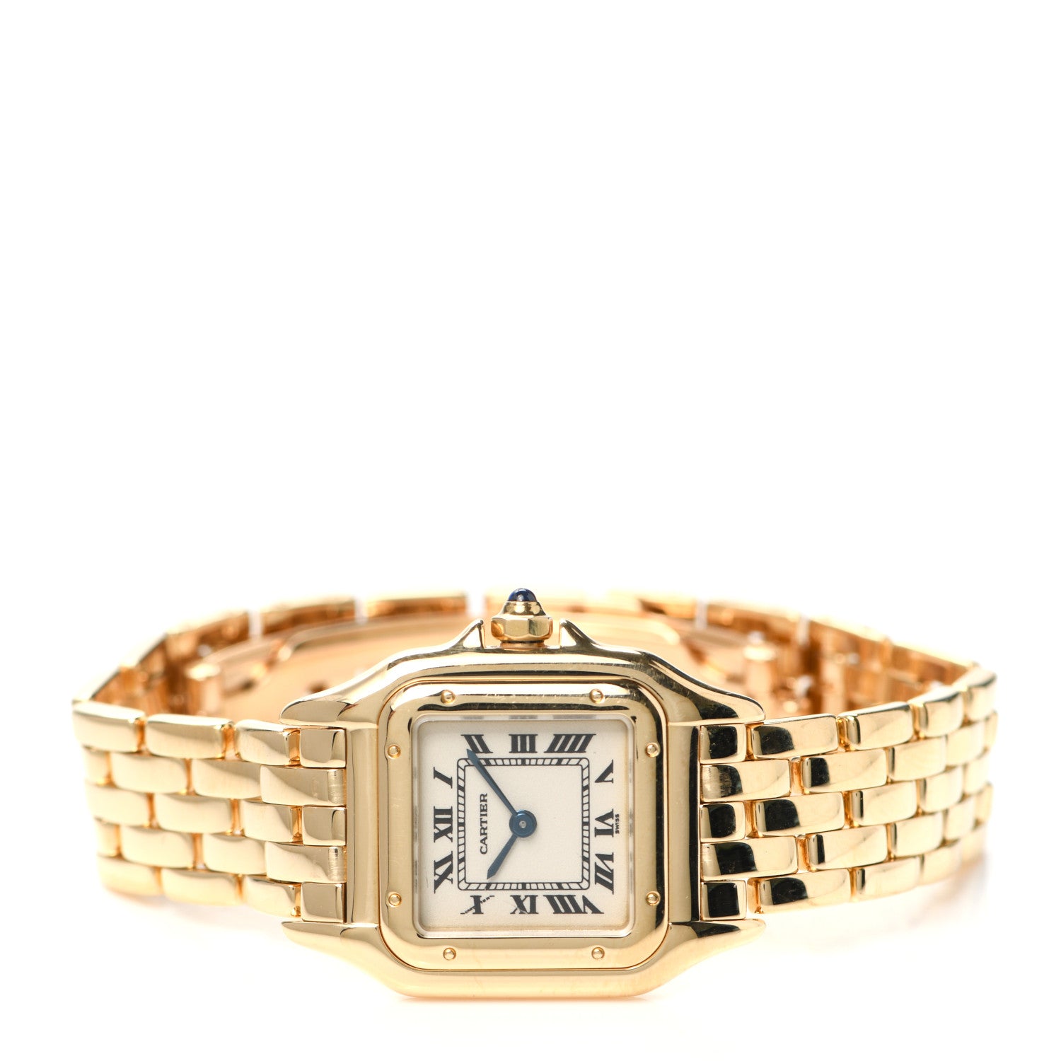 Cartier 18K Yellow Gold 22mm Panthere Quartz Watch 2 of 4