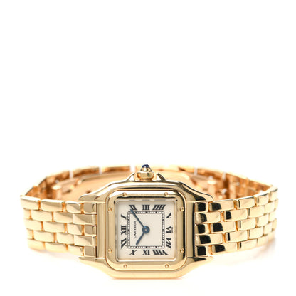 Cartier 18K Yellow Gold 22mm Panthere Quartz Watch 2 of 4