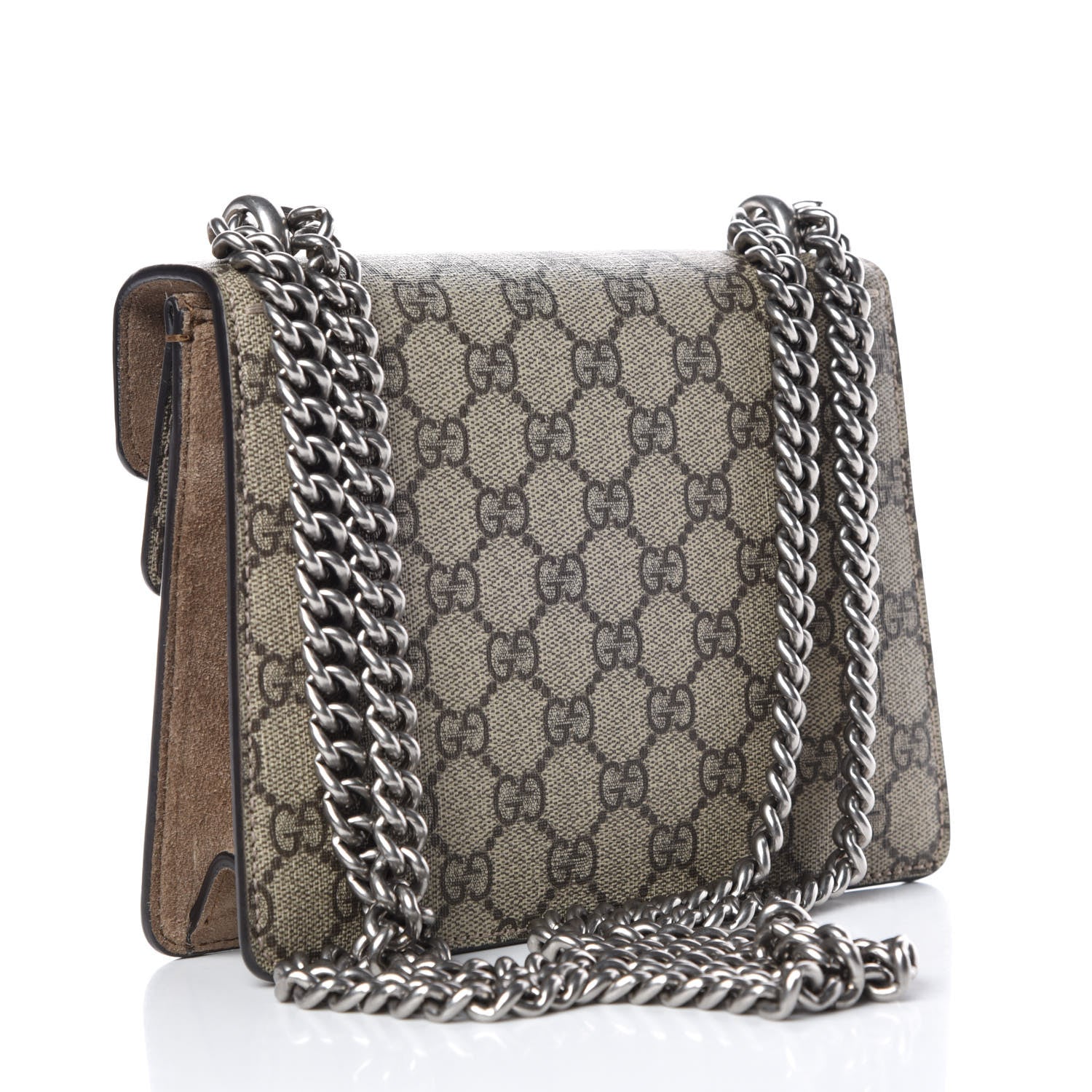 Gucci GG Supreme Monogram Mini Dionysus Shoulder Bag Taupe 3 of 13