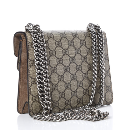 Gucci GG Supreme Monogram Mini Dionysus Shoulder Bag Taupe 3 of 13