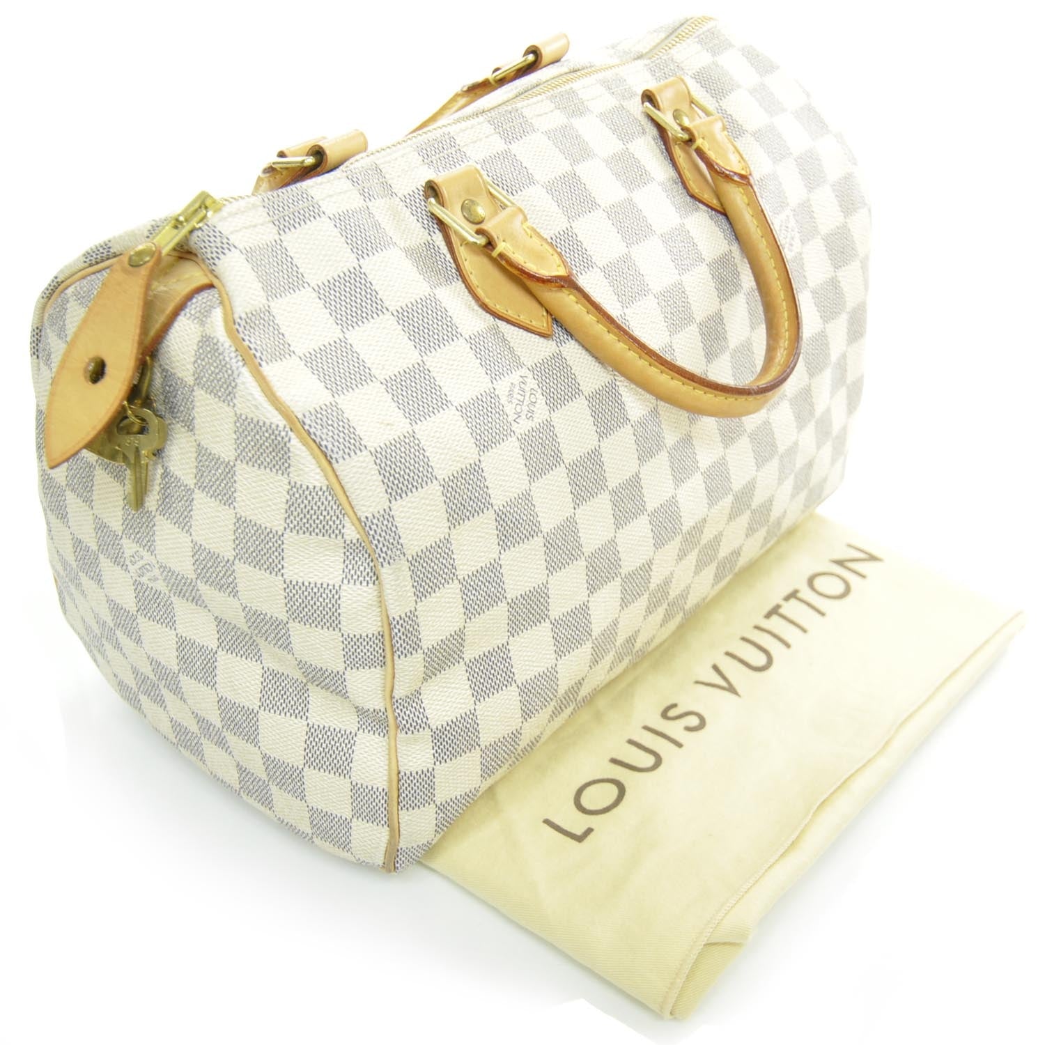 Louis Vuitton Damier Azur Speedy 30 3 of 10