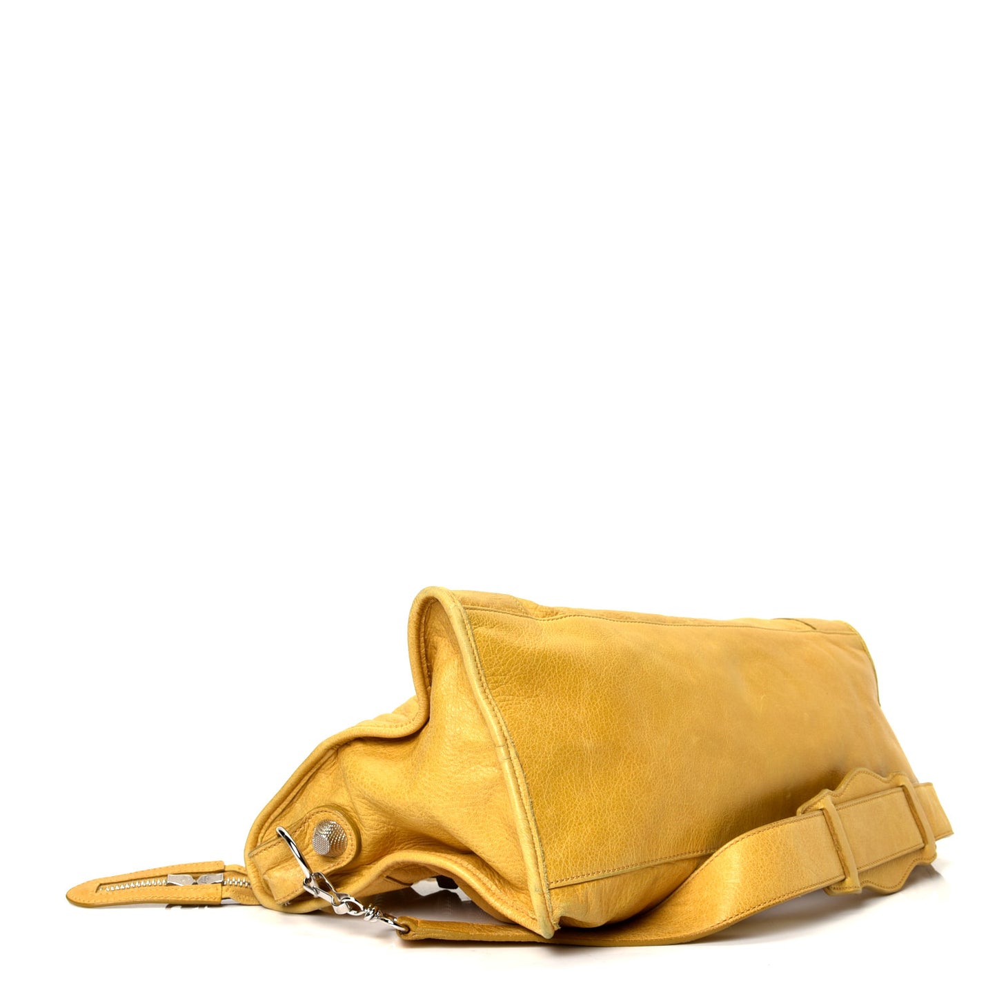 Agneau Giant 21 Silver Hardware Part Time Moutarde