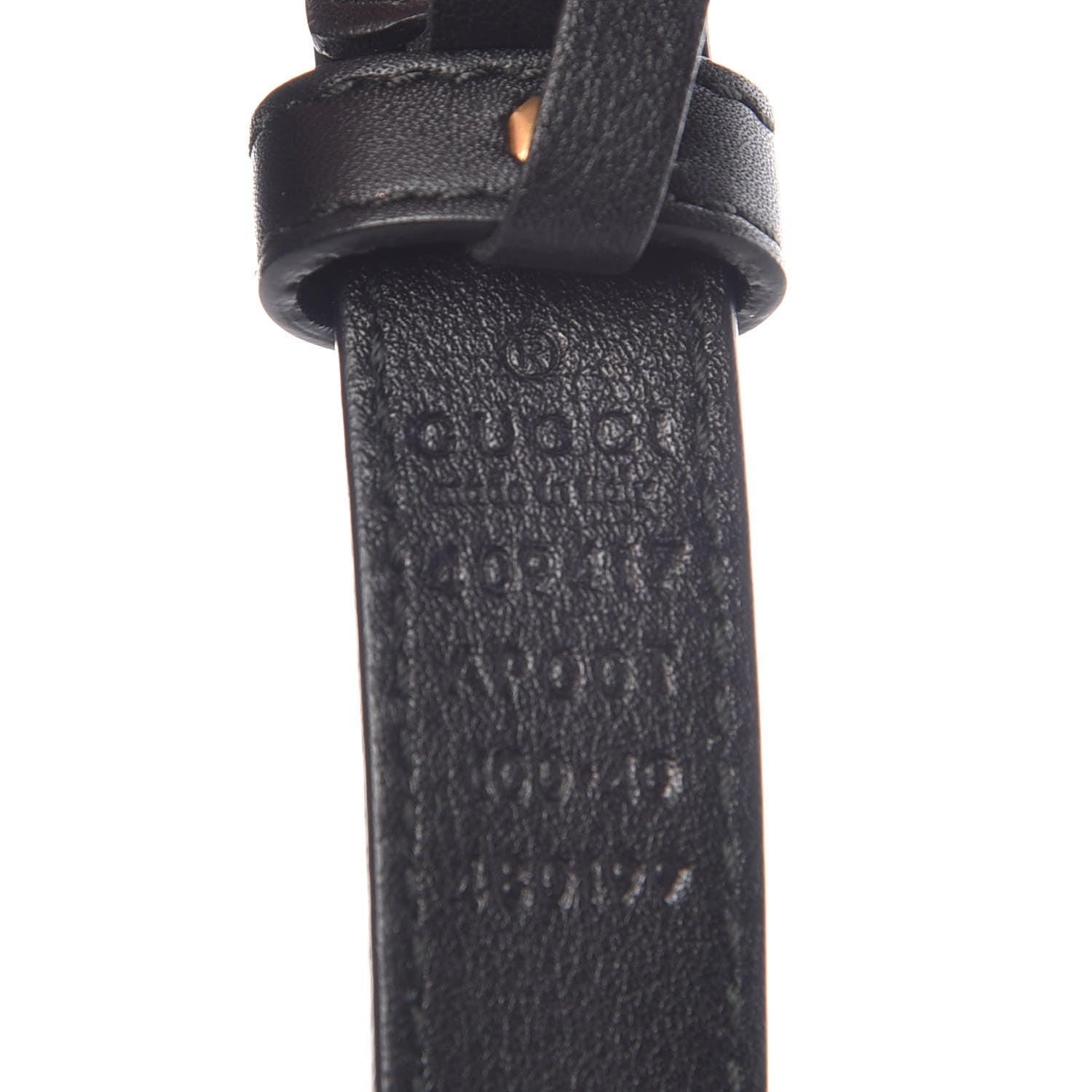Gucci Calfskin Double G 20mm Belt 100 40 Black 4 of 7