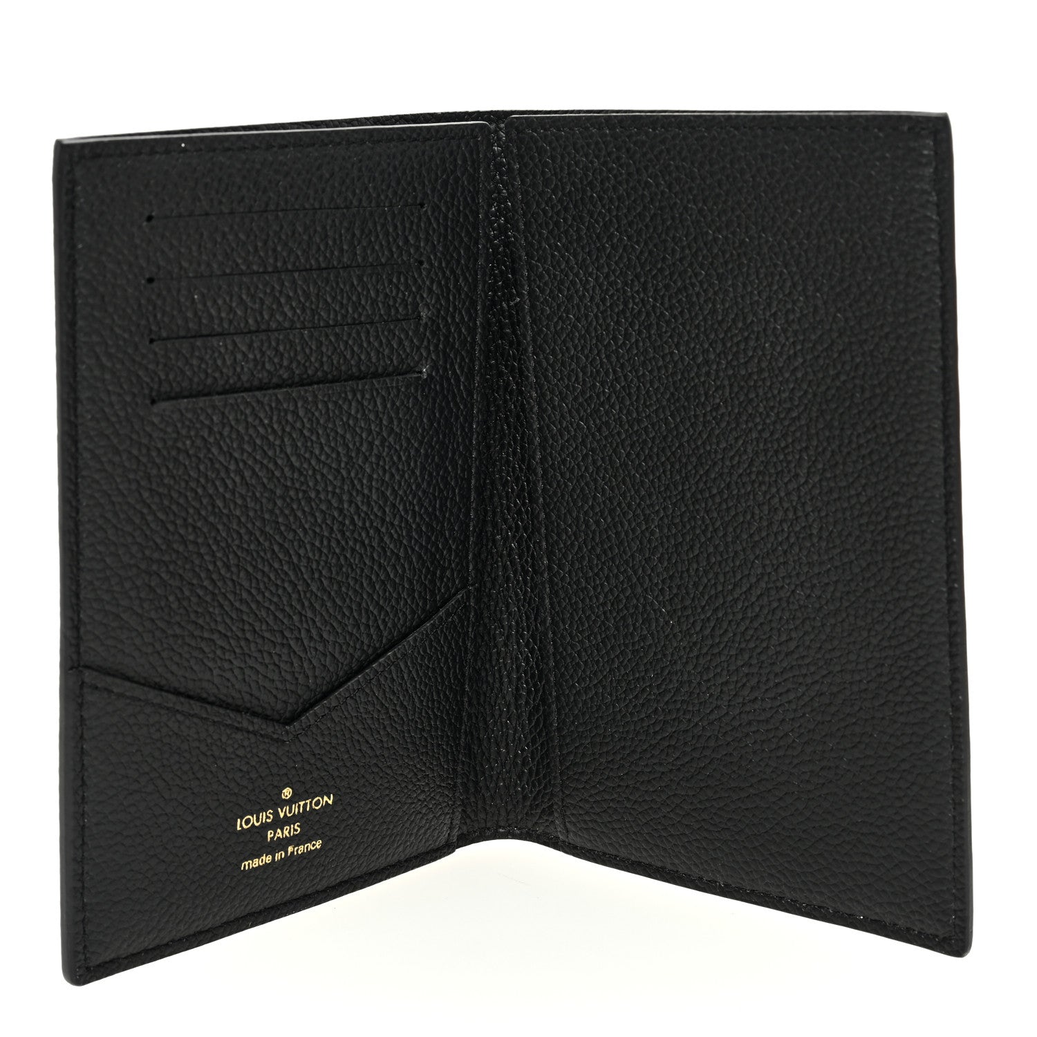 Louis Vuitton Empreinte Monogram Giant Passport Cover Black Beige 5 of 7