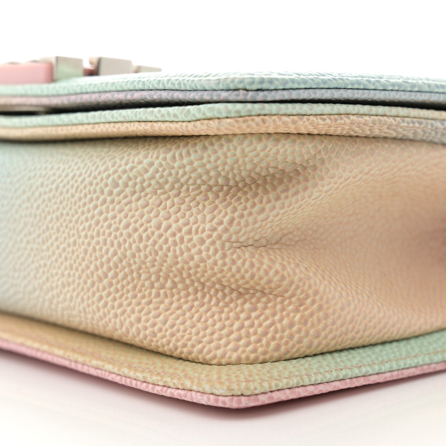 Chanel Caviar Quilted Small Rainbow Boy Flap Multicolor 10 of 12