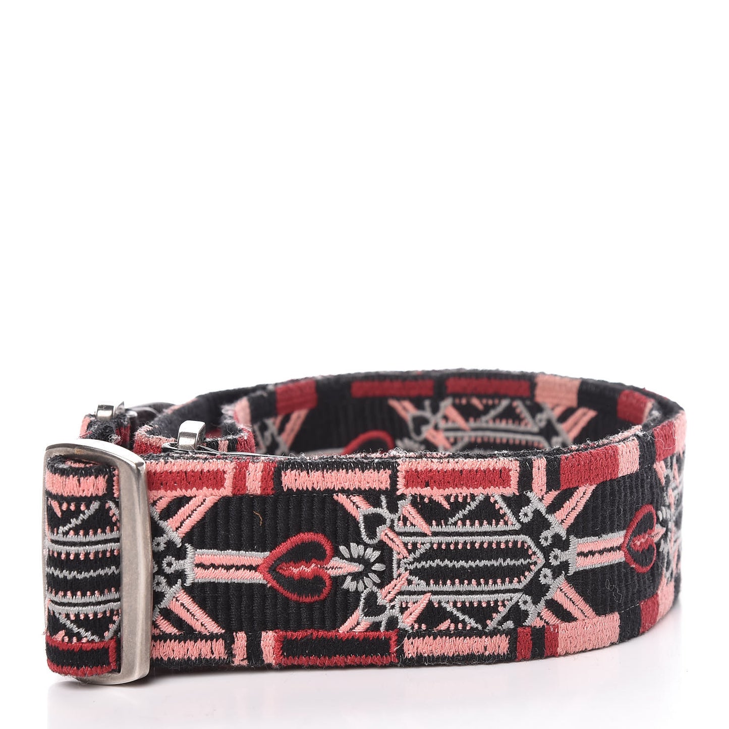 Canvas Loveblade Embroidered Rockstud Guitar Strap Multicolor