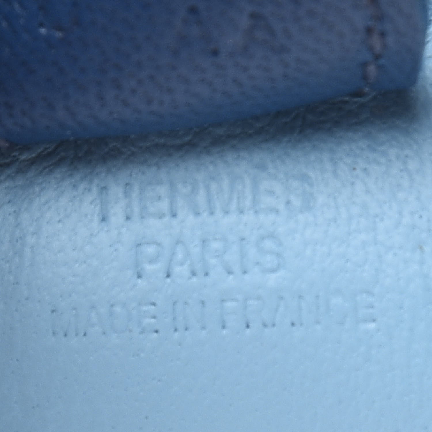 Hermes Milo Lambskin Grigri Rodeo Horse Bag Charm PM Celeste Bleu De Malte Kraft 3 of 6