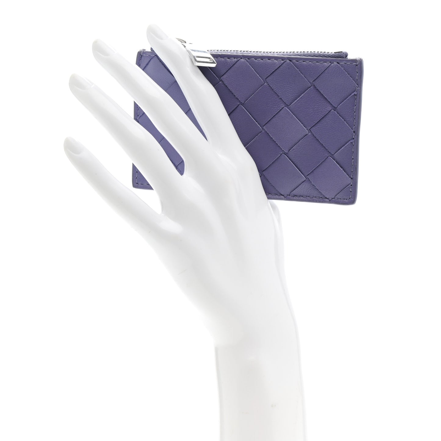 Nappa Intrecciato Key Case Purple