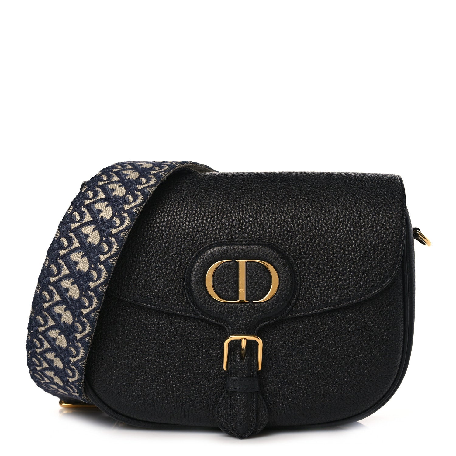 Christian Dior Grained Calfskin Large Bobby Flap Black 1 of 9