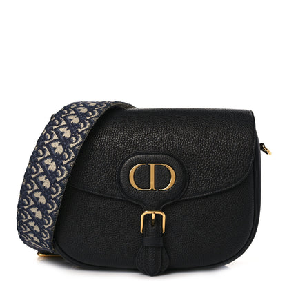 Christian Dior Grained Calfskin Large Bobby Flap Black 1 of 9
